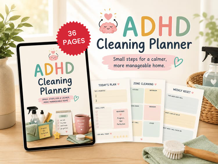 ADHD Cleaning Planner